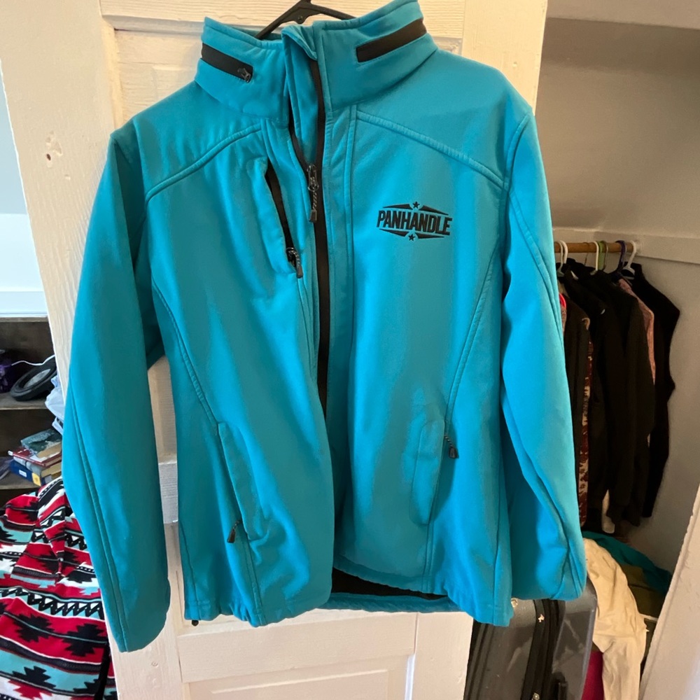Rock ‘n’ roll cowgirl blue jacket